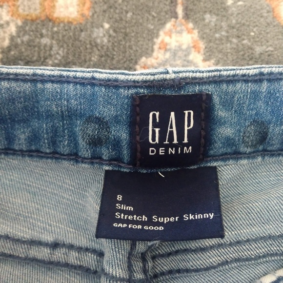 NWT Size 8 Slim GAP Stretch Super Skinny Jeans - Picture 2 of 5